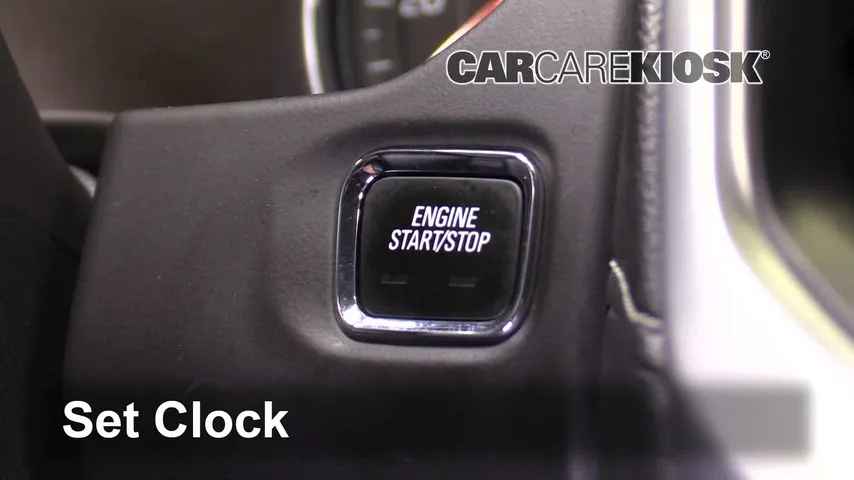 2018 GMC Acadia SLT 3.6L V6 Clock
